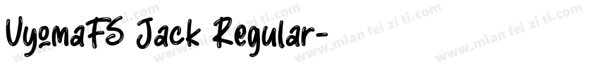 VyomaFS Jack Regular字体转换